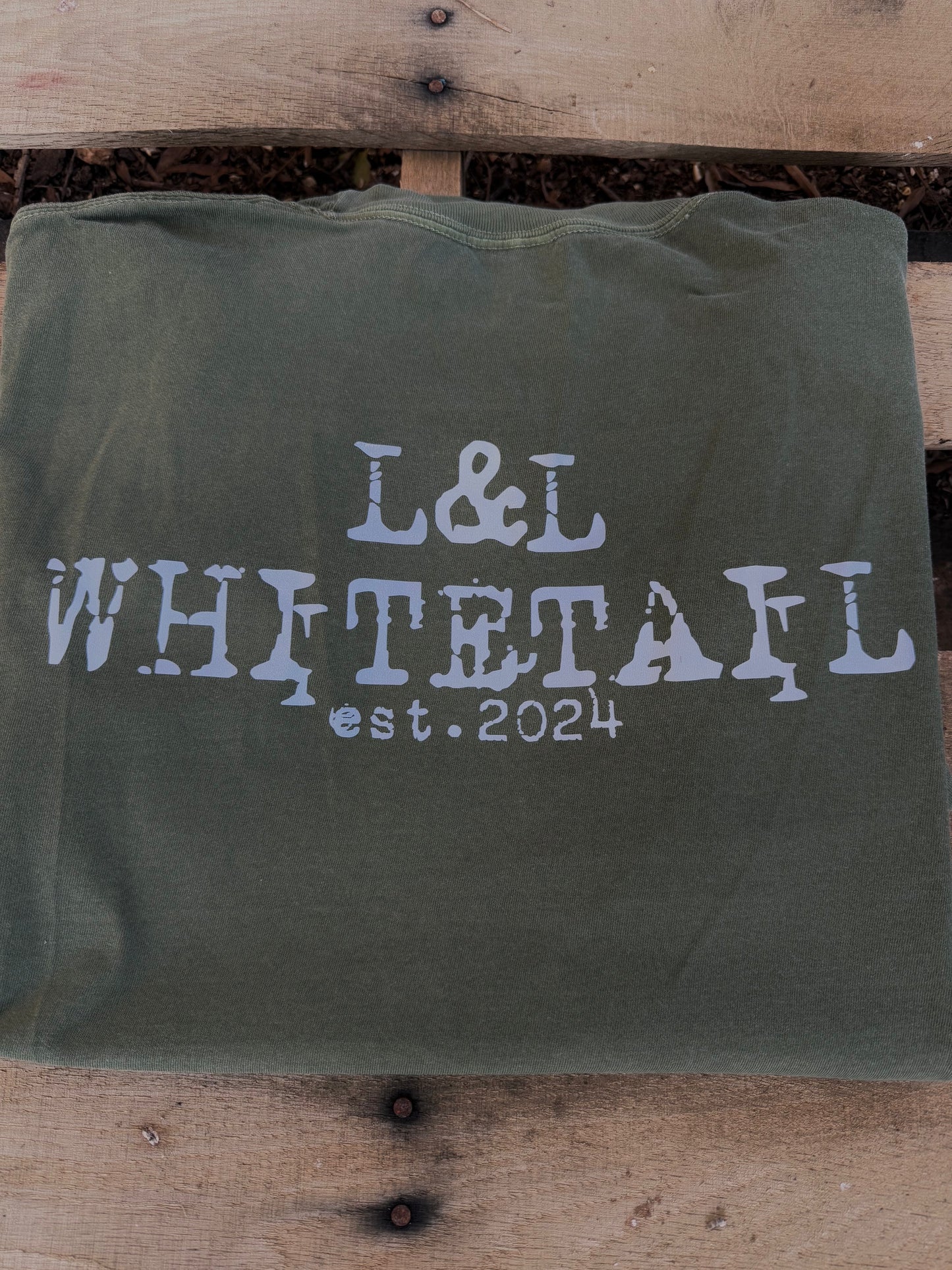 L&L Whitetail Logo Tee (Hunter Green)