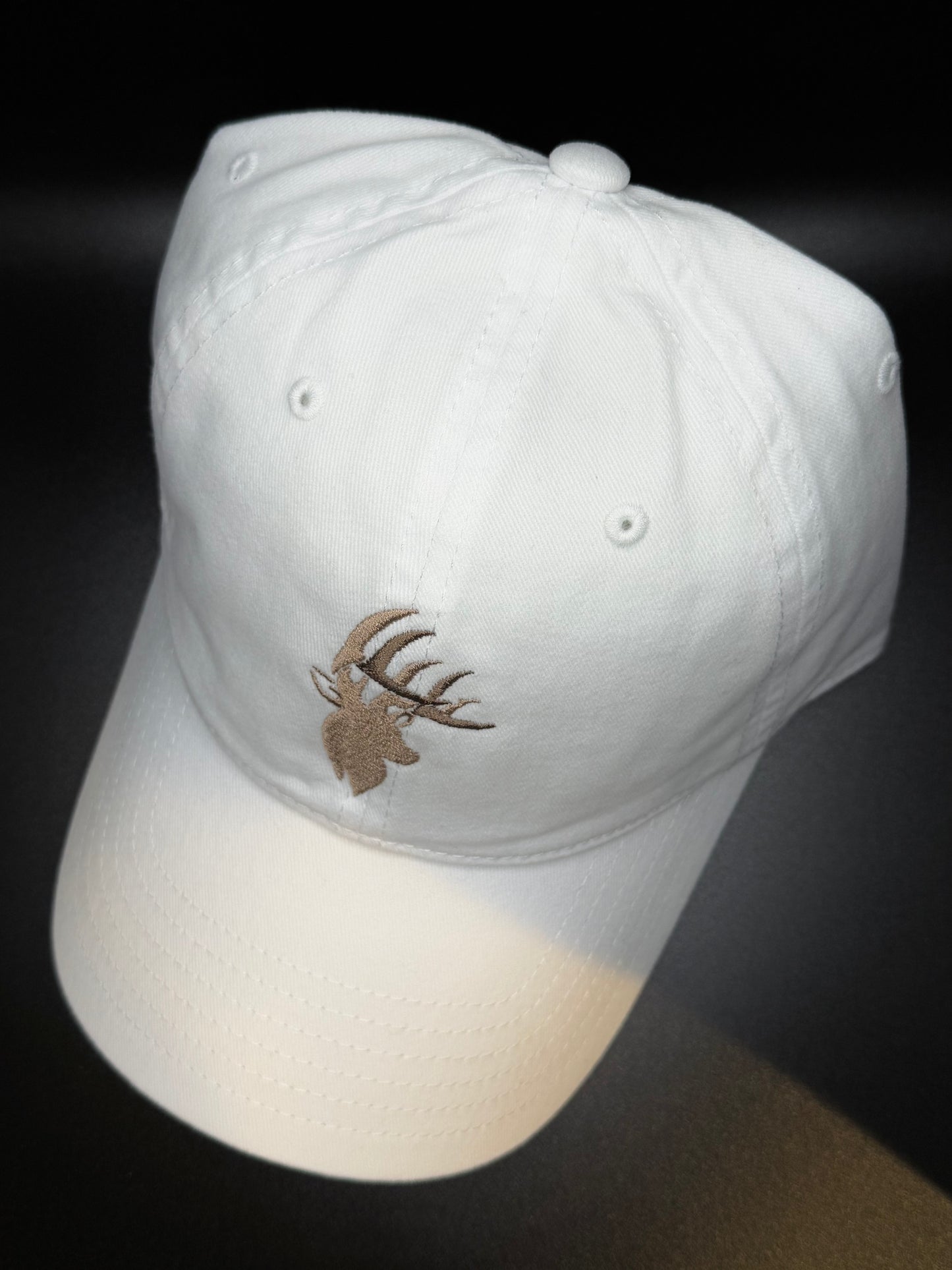 L&L Whitetail Logo "Dad" Hat - Richardson 326 (White)