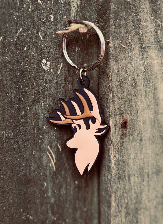 L&L Whitetail PVC Keychain