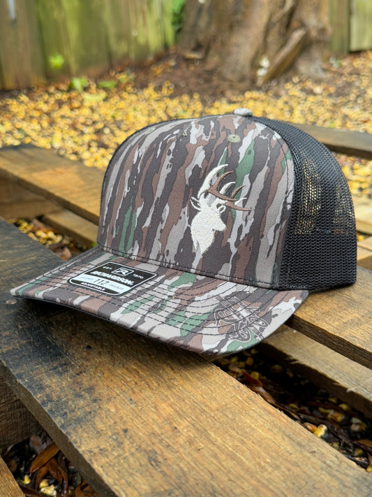 L&L Whitetail Logo Hat - Richardson 112PFP - Realtree Original Colorway